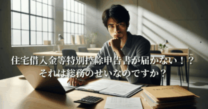 住宅借入金等特別控除申告書が届かないのはなぜ？総務のせいではありません【原因と対処法を会社総務が解説】